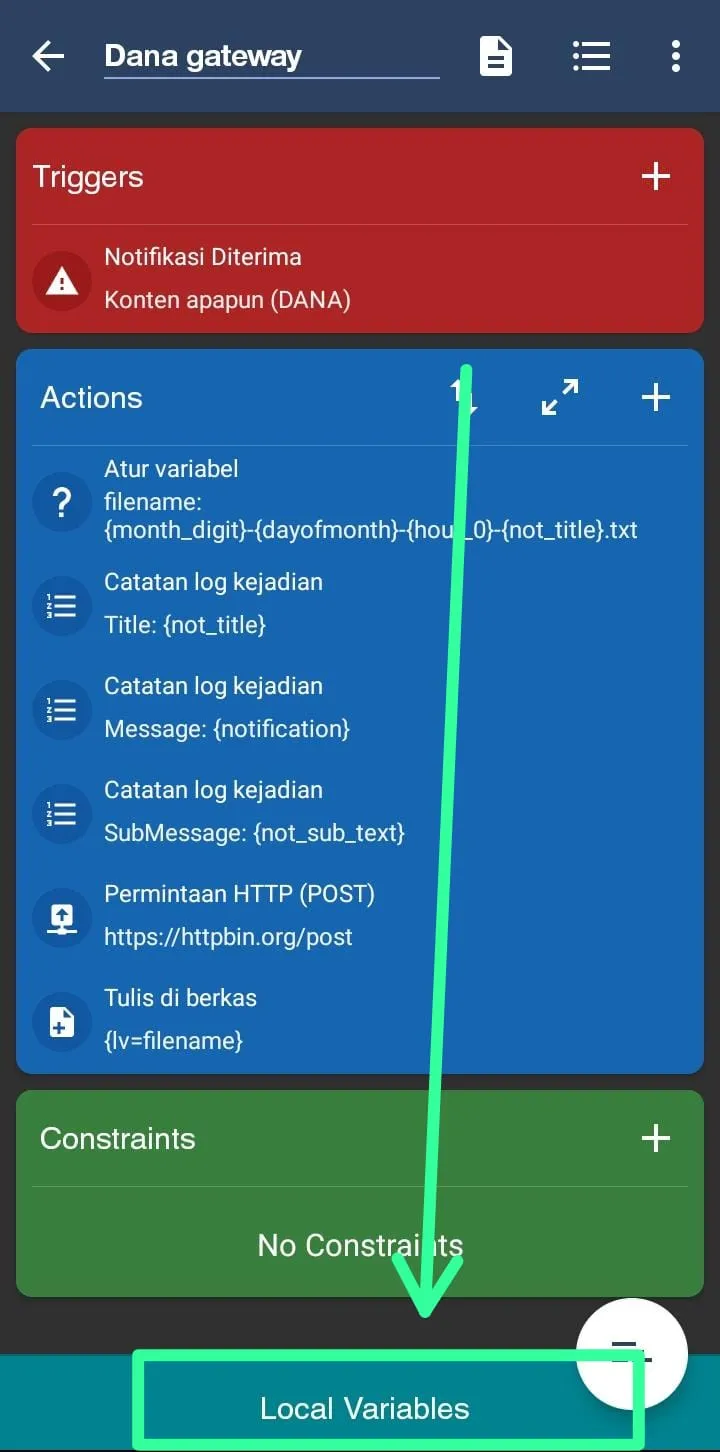 Script Menu